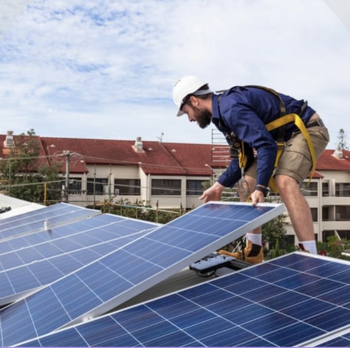 solar panel installation