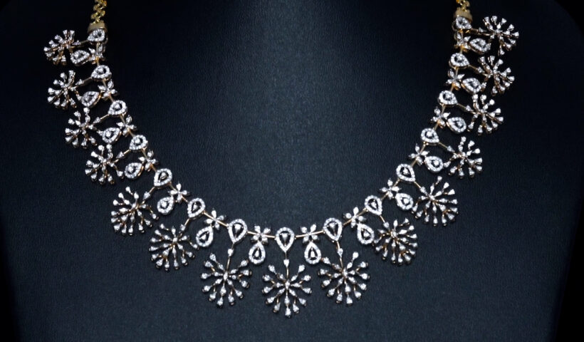 Buy Indian Diamond Necklace Set