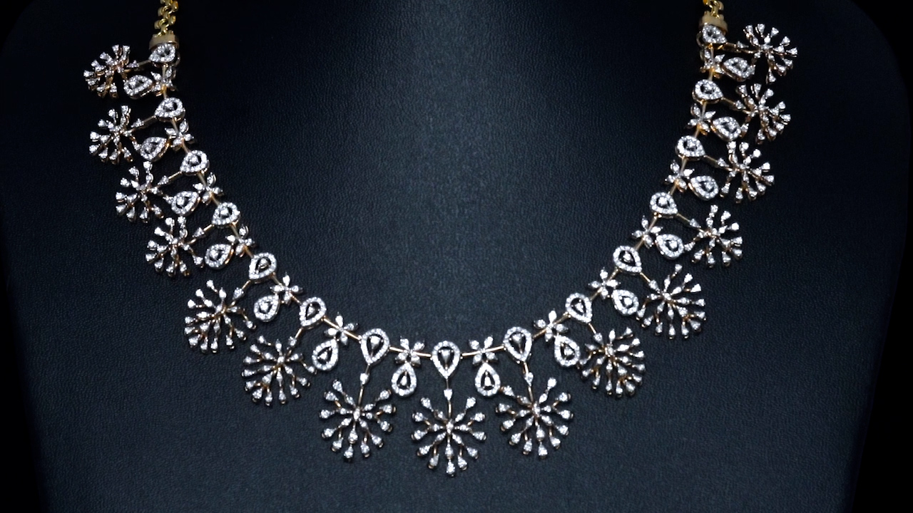 Buy Indian Diamond Necklace Set