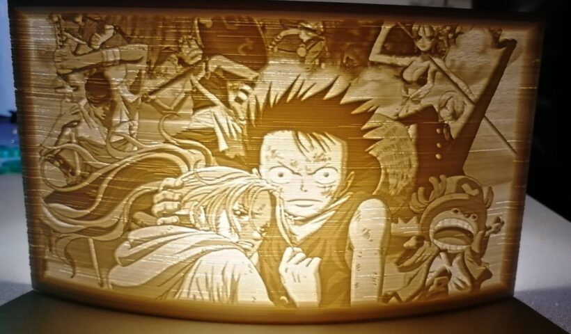 One-Piece-lithophane
