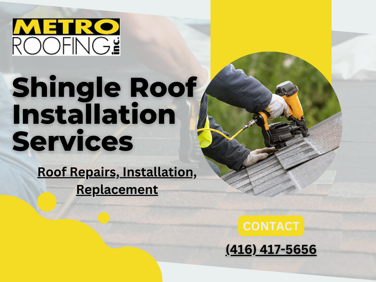 Shingle roof installation services