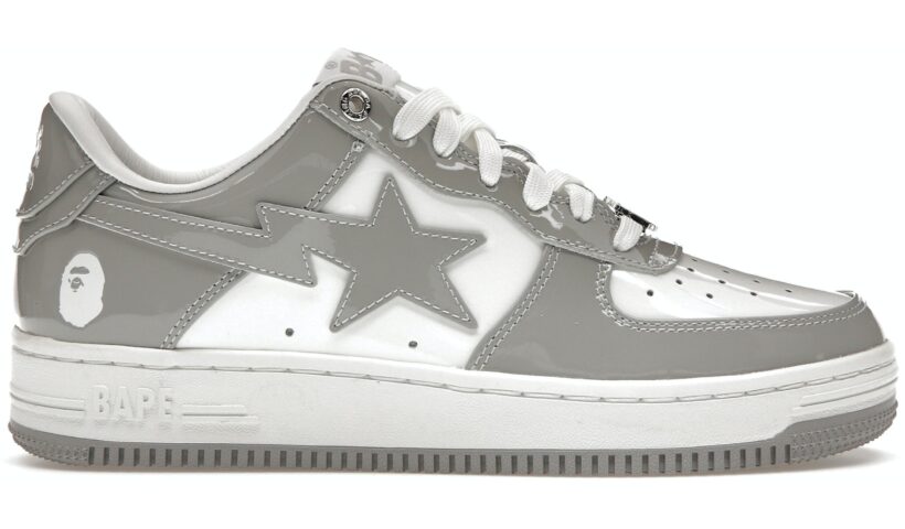 A-Bathing-Ape-Bape-Sta-Patent-Leather-White-Grey-2023-Product