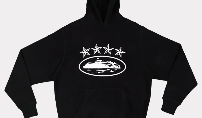 Corteiz 4Starz Alcatraz Hoodie Black