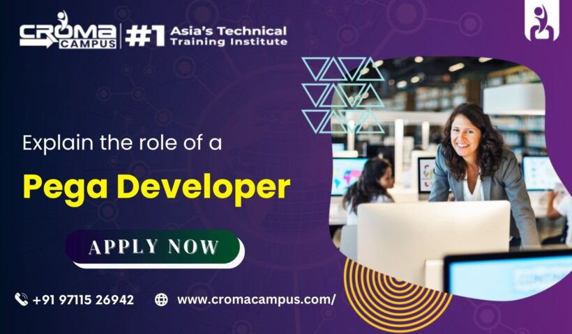 Explain the role of a Pega Developer