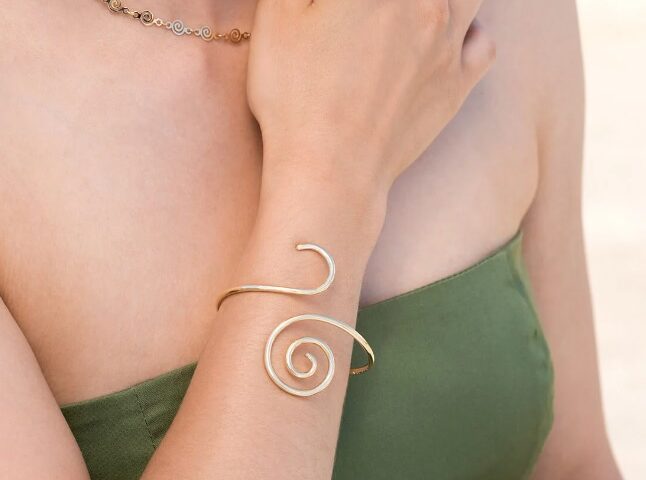 greek spiral jewelry for sale