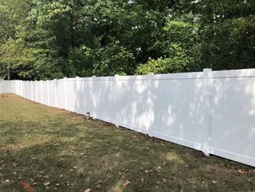 Wood Fence Vinyl privacy fence