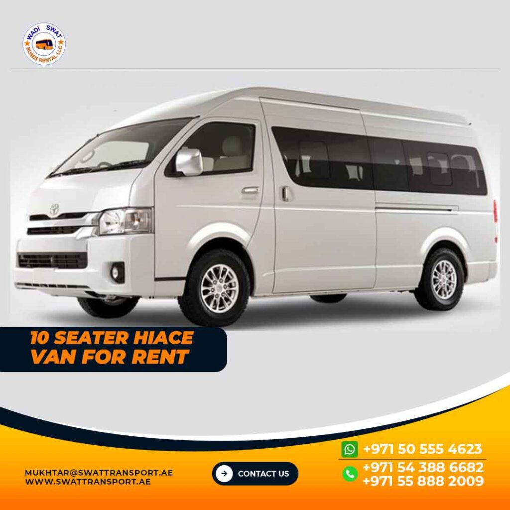 10 Seater Car for rent 