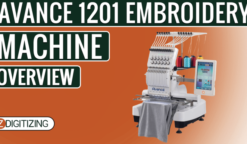 AVANCE-1201C-Embroidery-Machine-Overview