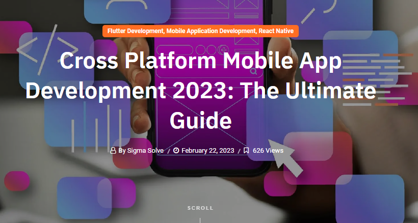 Cross Platform Mobile App Development 2023