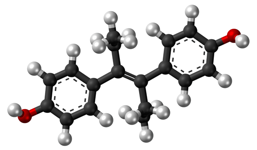 Diethylstilbestrol_molecule_ball