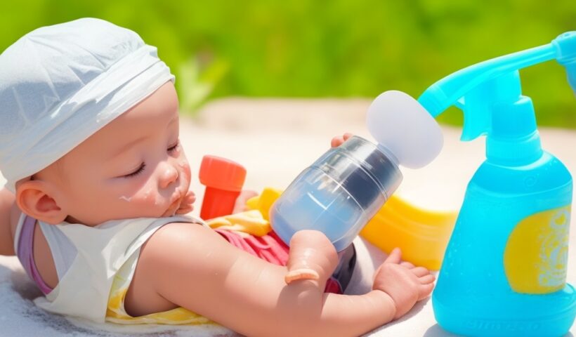 DreamShaper_v7_Baby_Sunscreen_Manufacturing_2