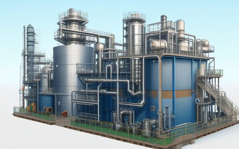 DreamShaper_v7_Hydrazoic_Acid_Manufacturing_Plant_1