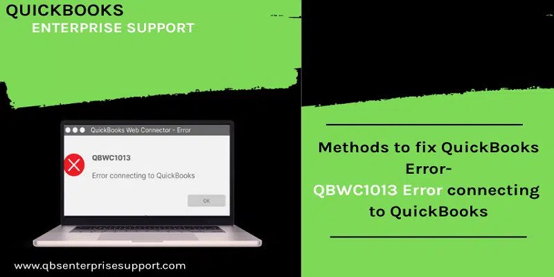 Fix QuickBooks Error QBWC1013
