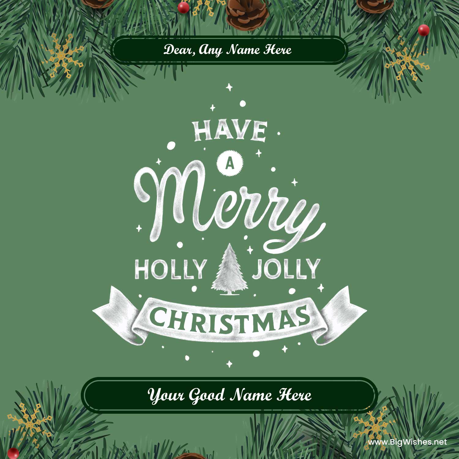 Holly Jolly Christmas Greetings