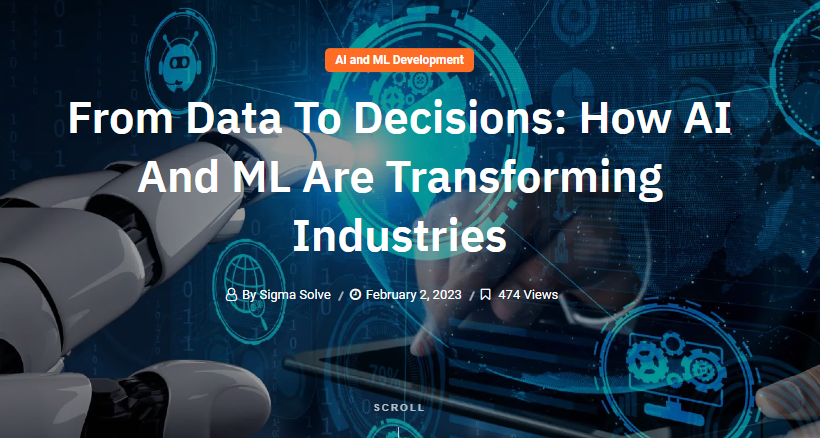 How AI And ML Are Transforming Industries