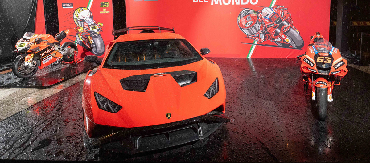 LAMBORGHINI AND DUCATI CELEBRATE THE MOTOGP