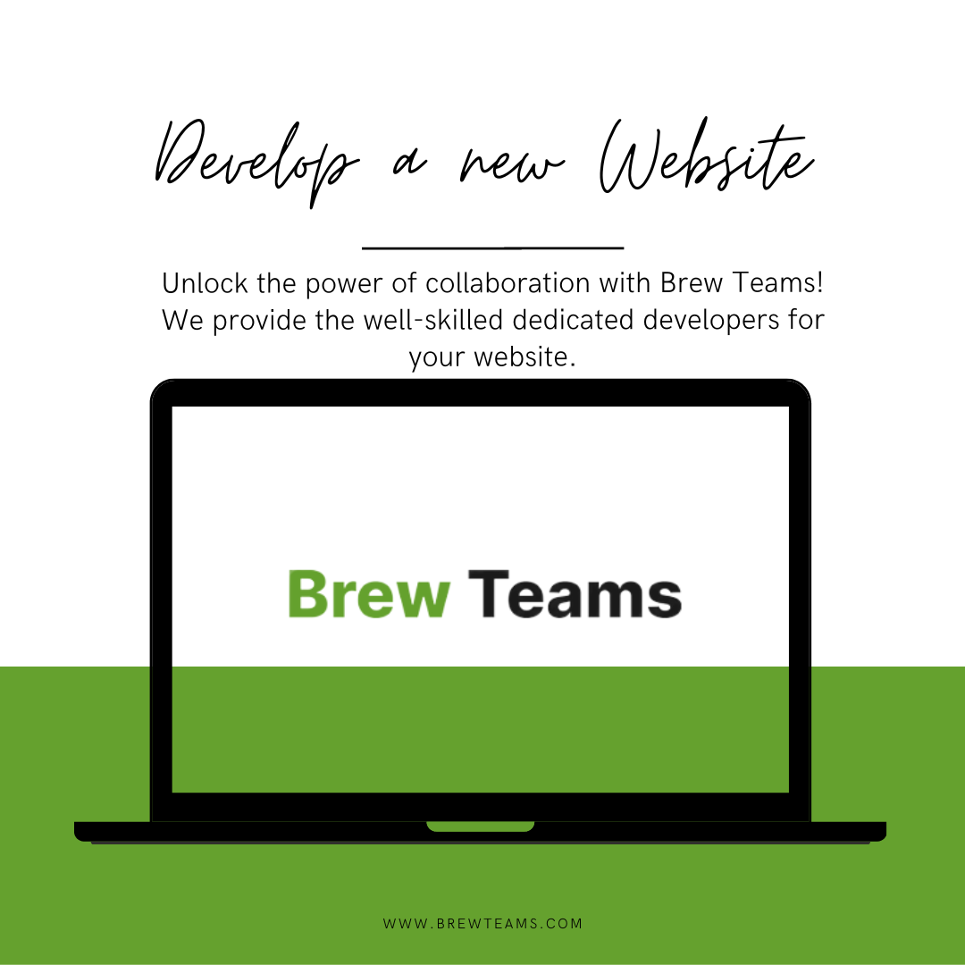 Make a new Website-Brew Teams