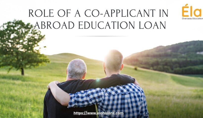 role of co applicant in abroad education loan