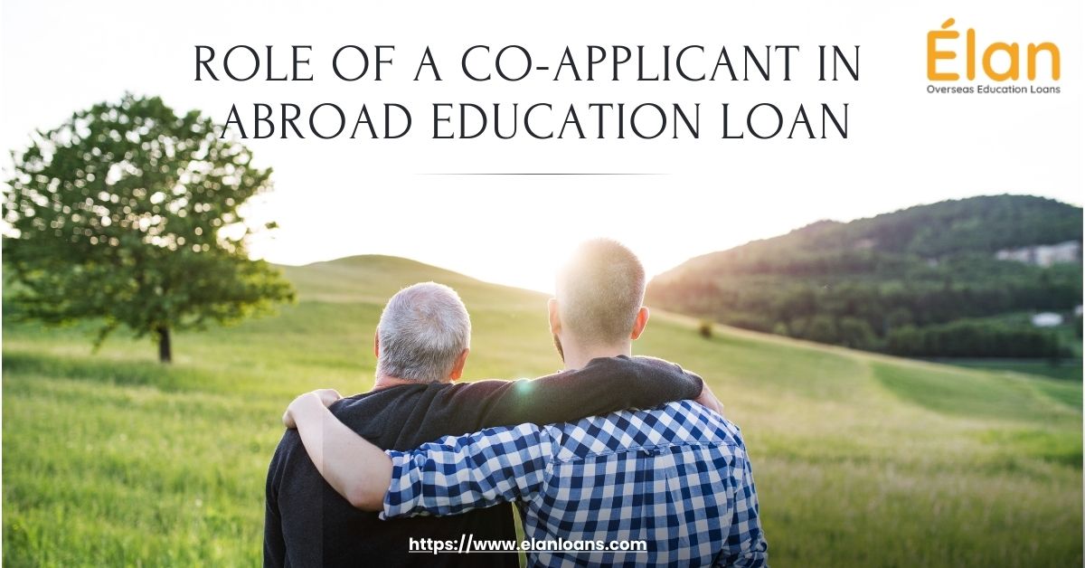 role of co applicant in abroad education loan
