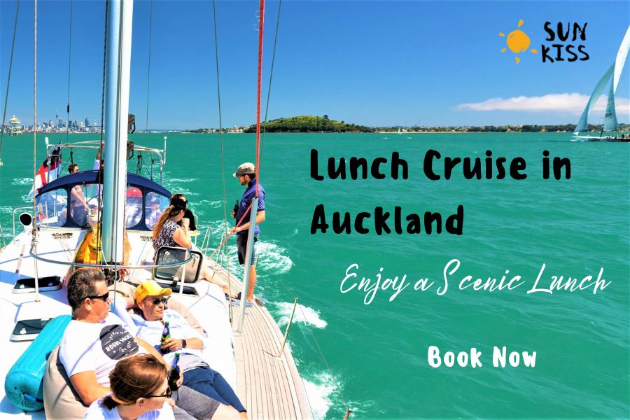 auckland lunch cruise by sail sunkiss