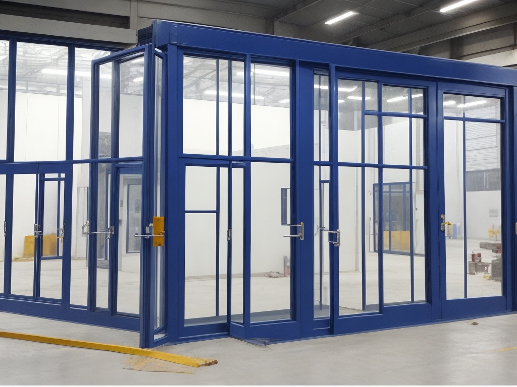 DreamShaper_v7_Door_and_Window_Frames_Manufacturing_Plant_1 (1)