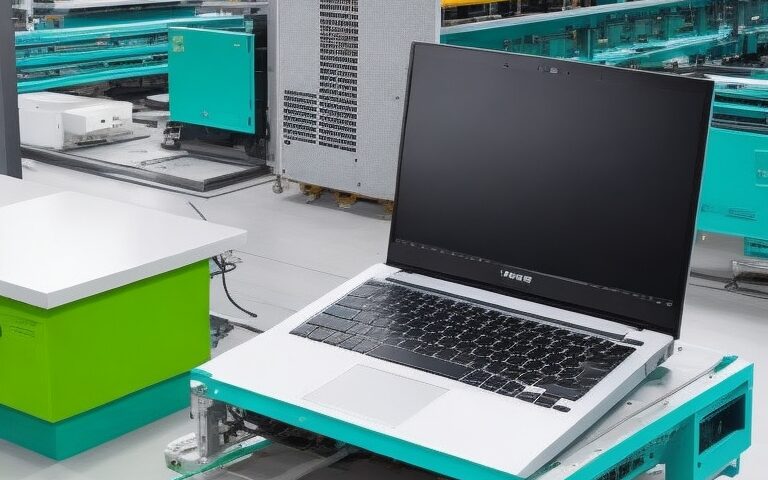 DreamShaper_v7_Laptop_Manufacturing_Plant_Project_Report_0