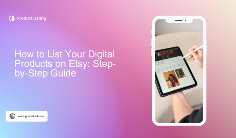 How to List Your Digital Products on Etsy Step-by-Step Guide