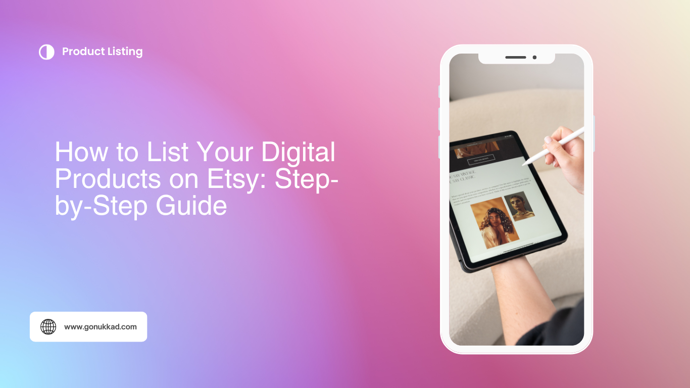 How to List Your Digital Products on Etsy Step-by-Step Guide