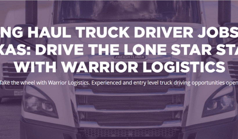 Long haul truck driver jobs