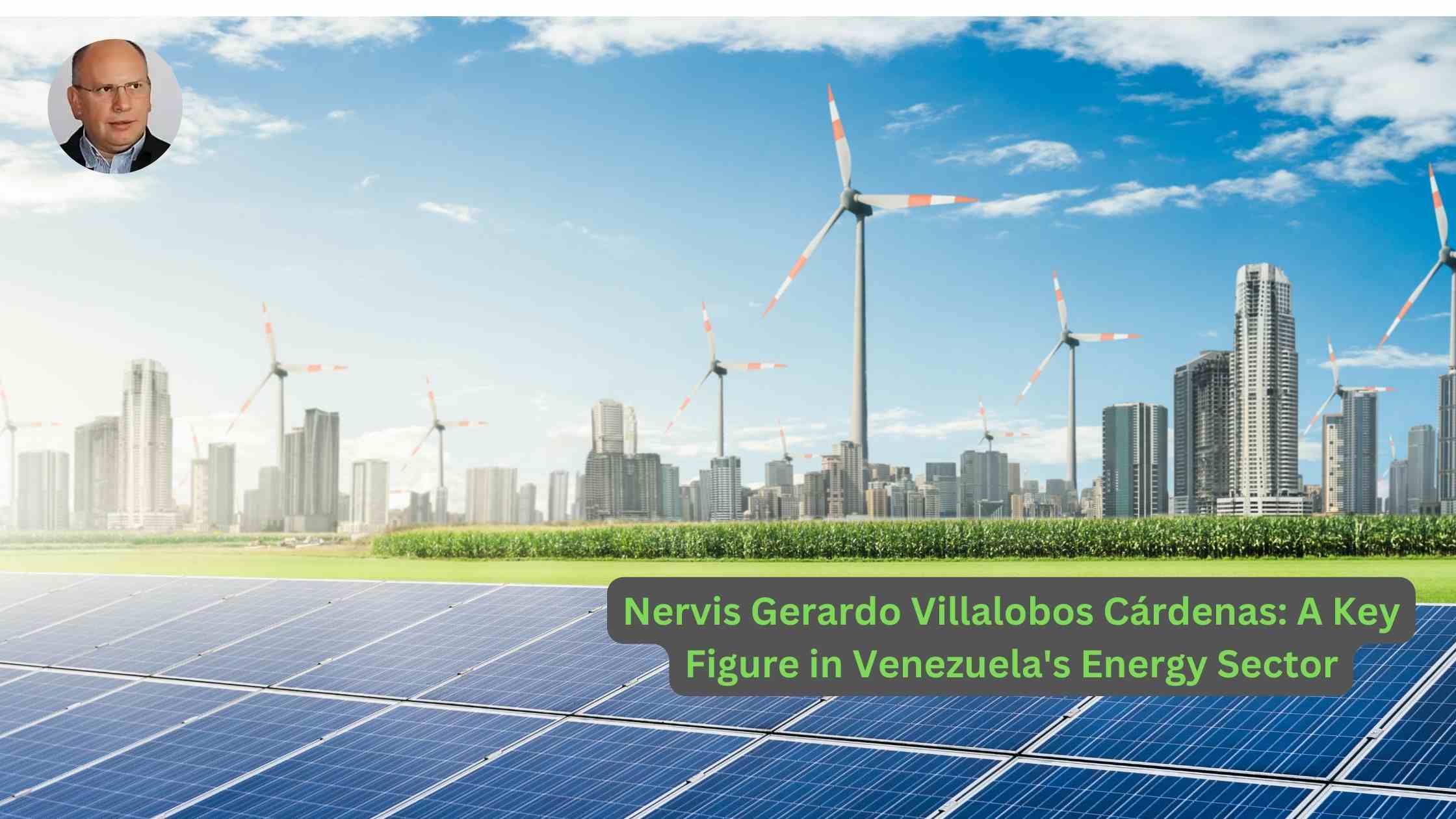 Nervis Gerardo Villalobos Cárdenas A Key Figure in Venezuela's Energy Sector