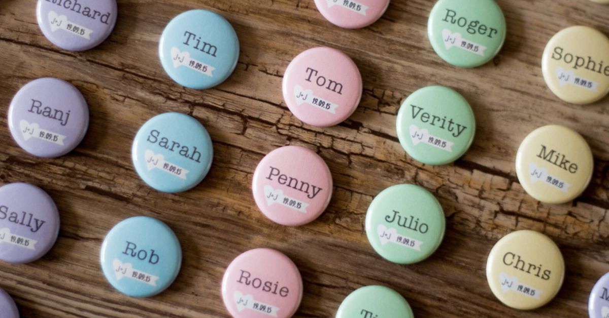 Personalized Buttons
