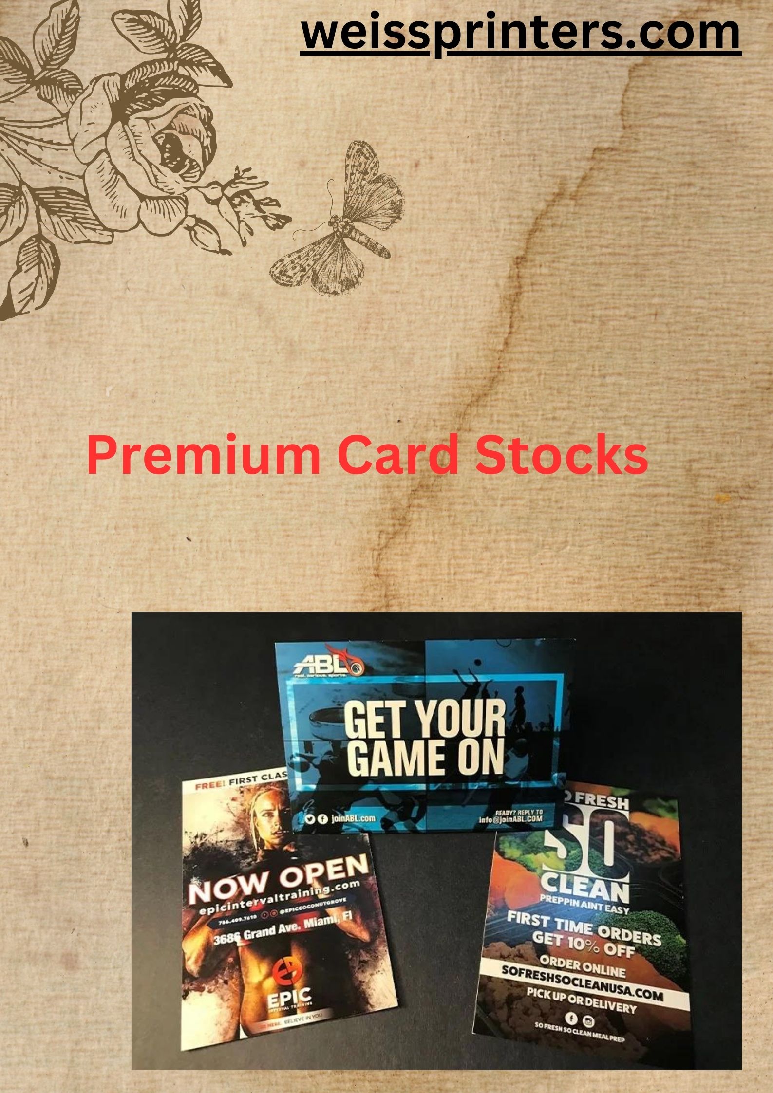 Premium Card Stocks