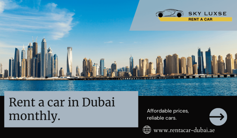 Rent a car in Dubai monthly. (2)