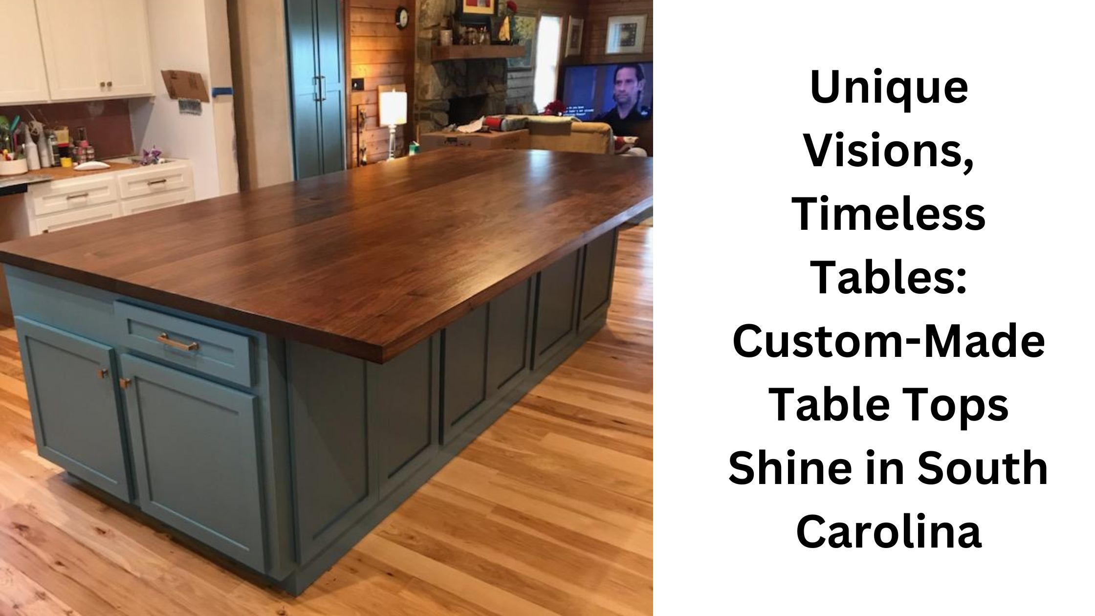 Unique Visions, Timeless Tables Custom-Made Table Tops Shine in South Carolina