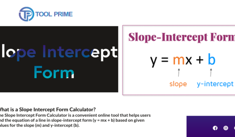 Slope-Intercept Form Calculators