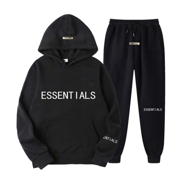 The Timeless Elegance of the Black Essentials Tracksuit