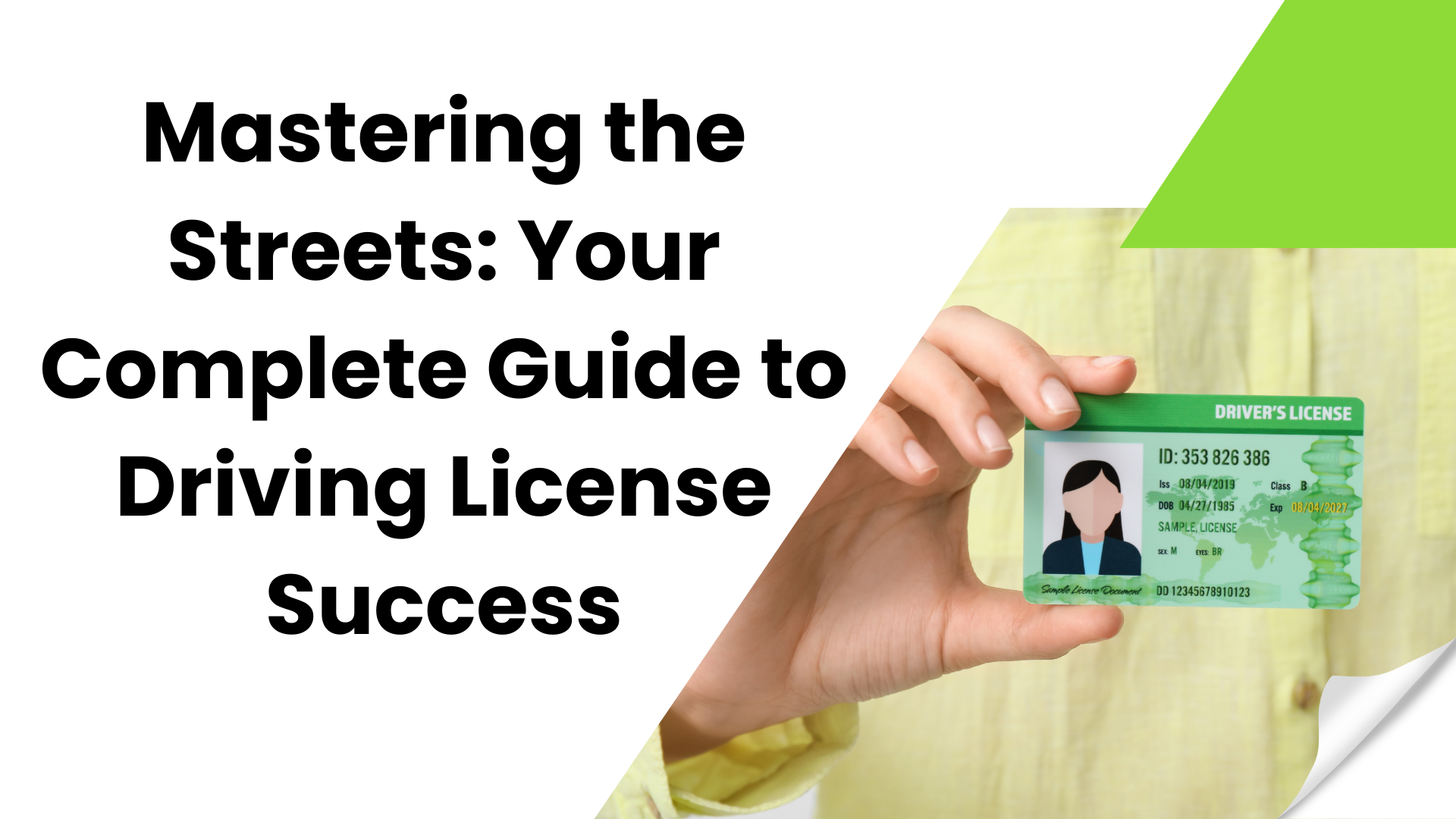 Your Complete Guide to Driving License Success