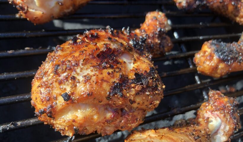 grilling chicken legs